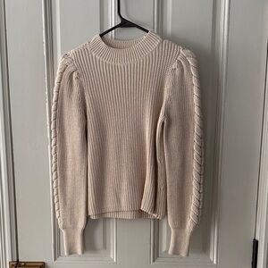 525 America Textured Cream Sweater